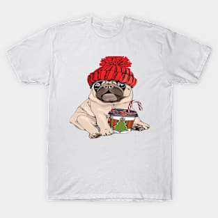Merry Christmas with my cute PUG T-Shirt
